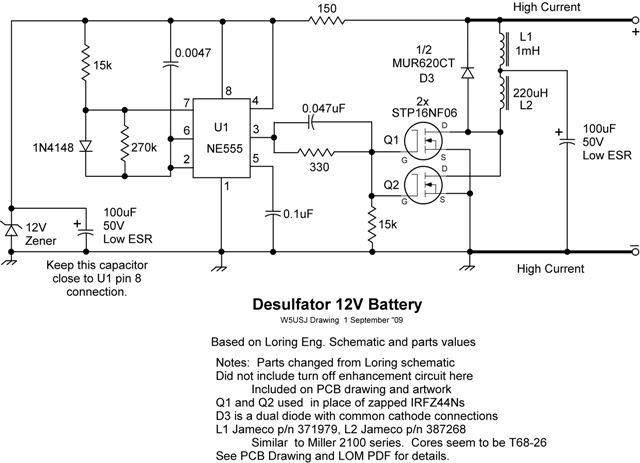 Desulfator Schematic  