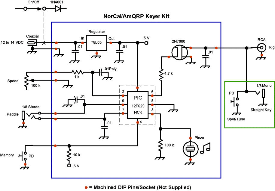 NC Keyer Schematic