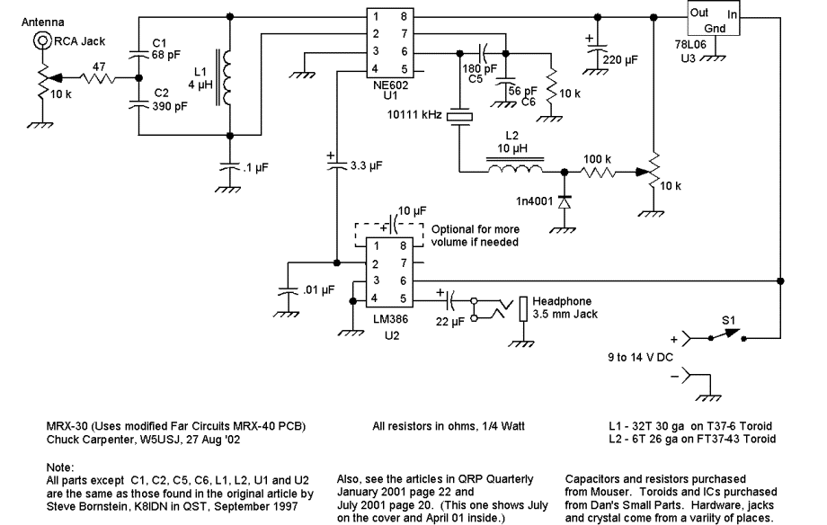 MRX-30 Schematic